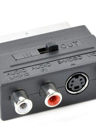 Двухнаправленный аудио-видео адаптер RCA/S-VIDEO - SCART