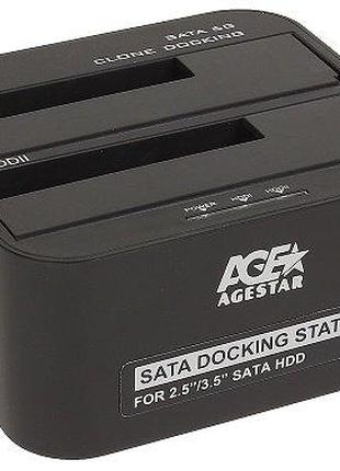 Док-станция AgeStar 3UBT6-6G, для 2.5''/3.5'' SATA HDD, USB 3.0