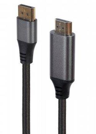 Кабель Cablexpert CC-DP-HDMI-4K-6, DisplayPort на HDMI, 1.8м