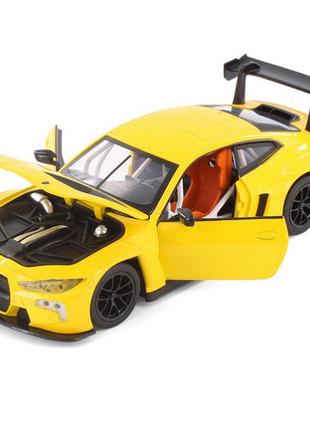 Игрушечная Машинка Металлическая BMW M4 GT3 Автопром 1:24