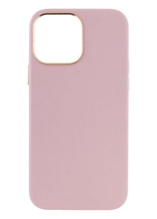 Чохол Leather Case Gold для iPhone 13 Pro Max Pink