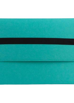 Чехол-сумка из войлока фетр Wiwu Apple MacBook 13,3 Turquoise