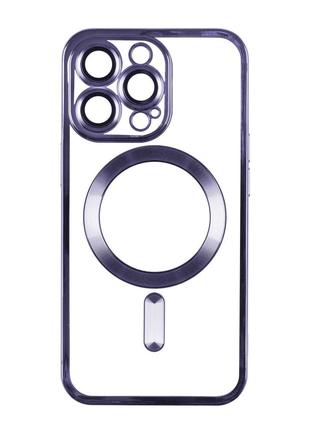 Чехол TPU Metallic Full Camera Magsafe Apple iPhone 15 Pro Dar...