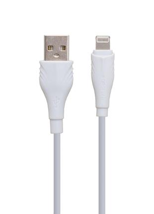 Кабель USB Borofone BX18 USB - Lightning 1м Белый