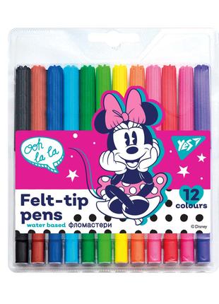 Фломастери YES 12 кольорів Minnie Mouse
