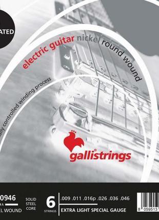 Струни для електрогітари Gallistrings EG0946 EXTRA LIGHT SPECIAL