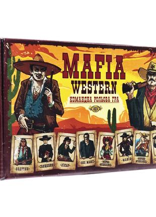 Командная ролевая игра "MAFIA WESTERN" MKZ0815, 24 карточки