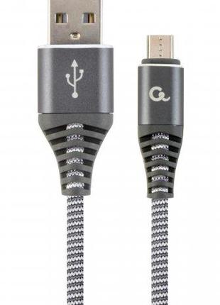 Кабель Cablexpert CC-USB2B-AMmBM-2M-WB2, USB 2.0 А-папа/Micro ...