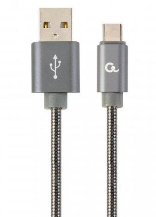 Кабель Cablexpert CC-USB2S-AMCM-2M-BG, премиум качество USB 2....