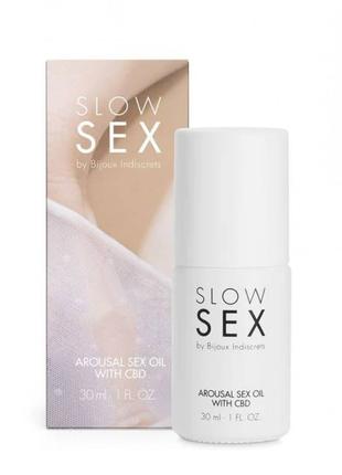 Олія для еротичного масажу CBD Slow Sex Bijoux Indiscrets, 30 мл
