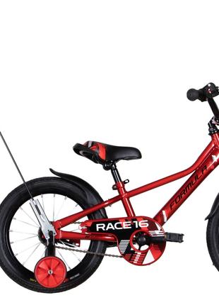 Детский Велосипед 16" Formula RACE 2022 Размер 8.5" красный