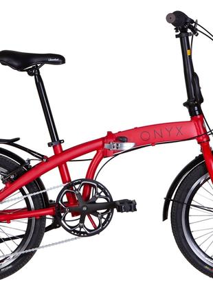 Велосипед 20" Dorozhnik ONYX 2022 м красный Размер 12,5