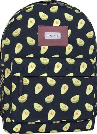 Молодежный рюкзак с авокадо Bagland 17 л. сублимация 763 (0053...
