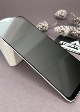 Защитное стекло 3D для Xiaomi Redmi 10C Антишпион с фильтром п...