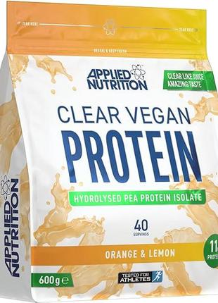 Clear Vegan Protein Hydrolyzed Pea Protein Isolate (Orange & L...
