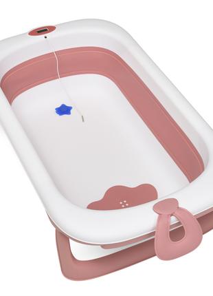 Ванночка для новорожденных с термометром, силикон ME 1106 T-CO...