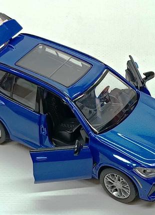 Машинка Автопром BMW X5 синяя 68497-2