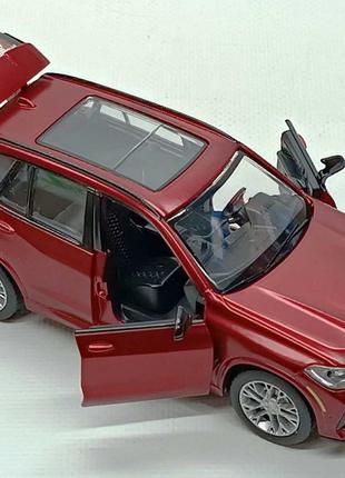 Машинка Автопром BMW X5M красная 68497-1