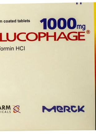 Glucophage (Глюкофаж) 1000 mg