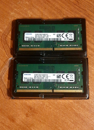 Оперативная пам'ять для ноутбуков 2×4гб DDR4