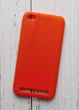 Чехол Xiaomi Redmi 5A для телефона силиконовый Красный