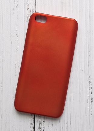 Чехол Xiaomi Mi 5 для телефона силиконовый Красный