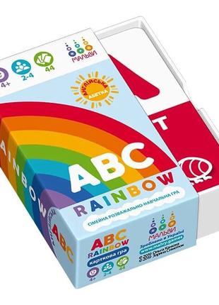 Настольная обучающая игра ABC rainbow 360050, 44 карточки