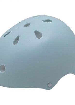 Шлем защитный для спорта (серо-голубой)