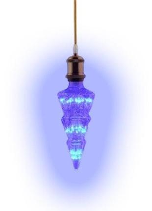 Светодиодная лампочка елочка синяя (2W/Вт, цоколь Е27) PINE