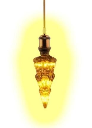 Светодиодная лампочка елочка янтарная (2W/Вт, цоколь Е27) PINE
