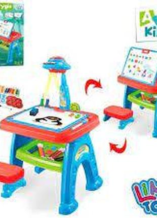 Детский столик со стульчиком для рисования "Арт-студия" с прое...