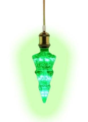 Светодиодная лампочка елочка зеленая (2W/Вт, цоколь Е27) PINE