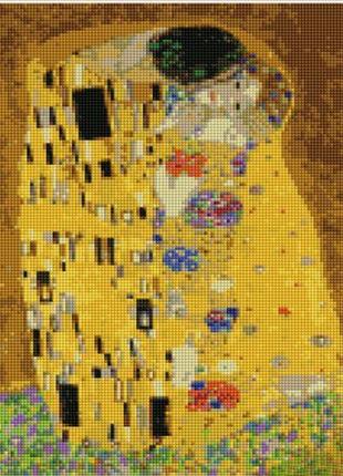 Алмазна мозаїка "Густав Клімпт. Поцілунок", 30х40 см