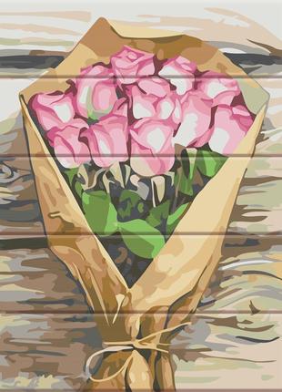 Картина по номерам ArtStory Букет розовых роз, 30 х 40 см (ASW...