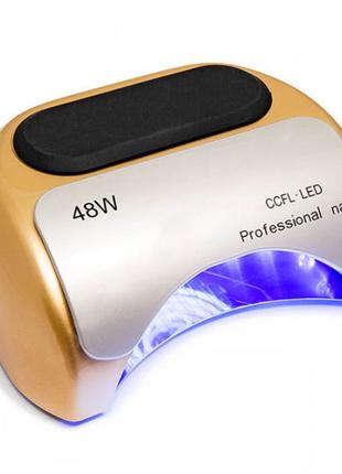 Лампа для сушки ногтей UV Lamp CCFL LED 48 Вт Золотой (258463)