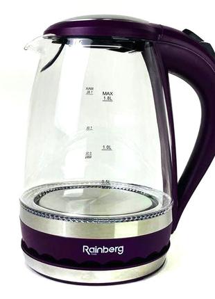 Чайник электрический стеклянный Rainвerg RB-701