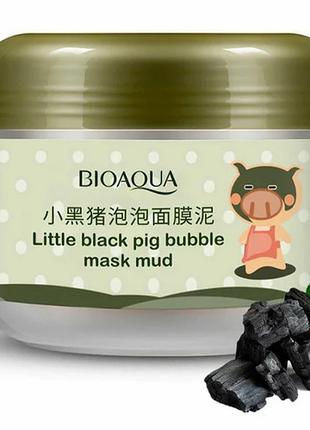 Маска для лица Bioaqua Little Pig Bubble Mask Mud 100 г