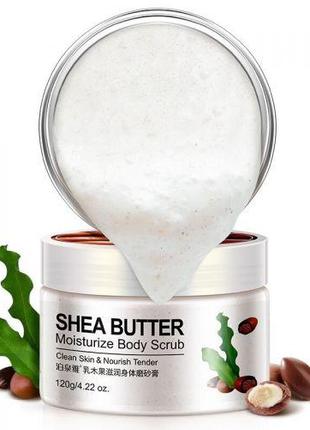 Скраб для тела с маслом Ши Bioaqua Body Scrub Shea Butter 120г