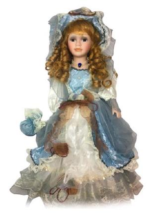 Кукла сувенирная фарфоровая коллекционная Лилия Vintage Doll S...
