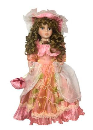 Кукла фарфоровая сувенирная коллекционная Мария Vintage Doll S...
