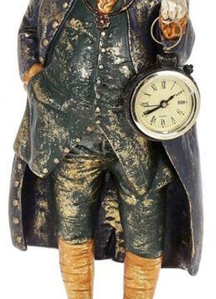 Декоративная фигурка Bona Тигр часовщик 40.5 см синий с золото...