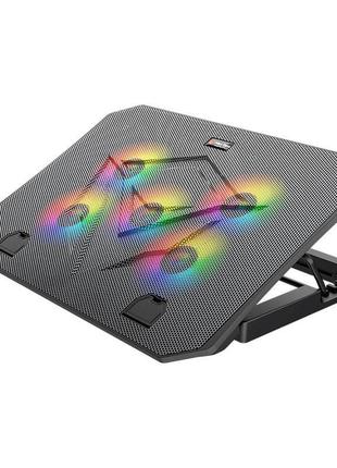 Подставка кулер для ноутбука MeeTion CoolingPad CP3030 с RGB п...