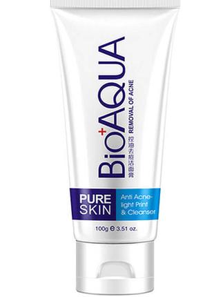 Пенка для умывания BioAqua Pure-skin 100 г