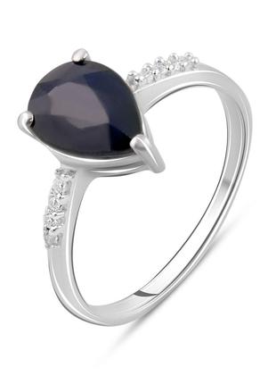 Серебряное кольцо SilverBreeze с натуральным сапфиром 2.325ct ...