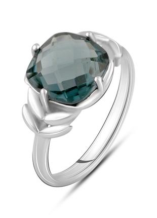 Серебряное кольцо SilverBreeze с топазом Лондон Блю 3.318ct (2...