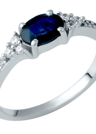 Серебряное кольцо SilverBreeze с натуральным сапфиром 0.95ct (...