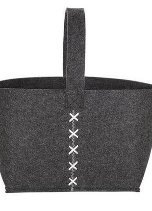 Войлочная сумка корзинка Melinera Темно-серый (IAN302558)