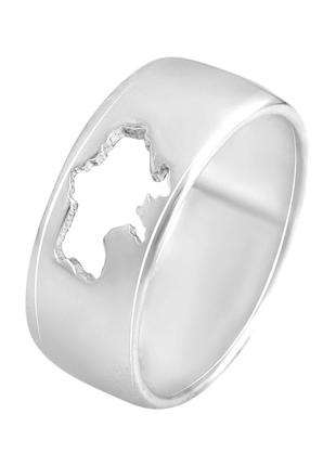 Серебряное кольцо SilverBreeze без камней (2136842) 17.5