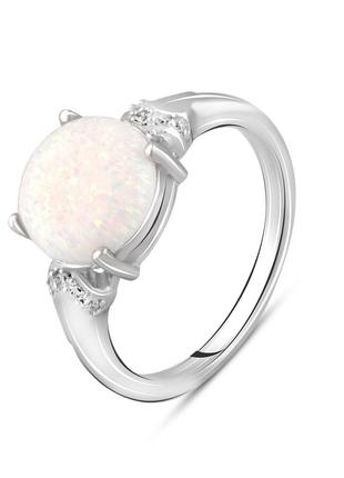 Серебряное кольцо SilverBreeze с опалом 1.65ct (2105602) 17.5