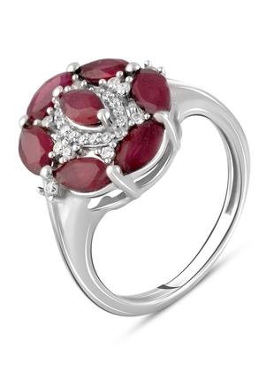 Серебряное кольцо SilverBreeze с натуральным рубином 2.375ct (...